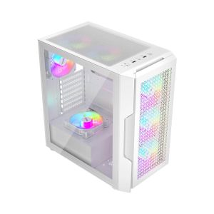 1stPlayer кутия Case ATX - TRILOBITE T7 White - 4 fans included