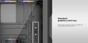 1stPlayer кутия Case ATX - TRILOBITE T7 White - 4 fans included