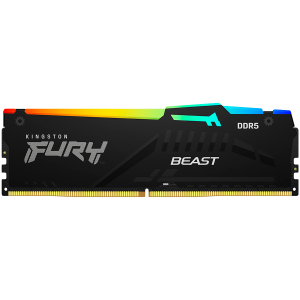 Kingston 32 GB 6000 MT/s DDR5 CL30 DIMM (Kit de 2) FURY Beast RGB XMP, EAN: 740617343182