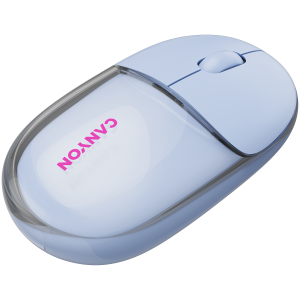 CANYON mouse OnClick 24 BT/ Wireless Transparent/Blue