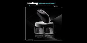 VXE професионална геймърска мишка Wireless Gaming Mouse Dragonfly R1 Pro Max 1K (4K compatible) - Kailh White Blade Switches, Yellow