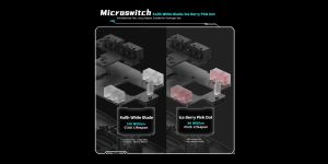 VXE професионална геймърска мишка Wireless Gaming Mouse Dragonfly R1 Pro Max 1K (4K compatible) - Kailh White Blade Switches, Yellow