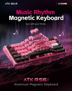 ATK Professional Gaming Mechanical Keyboard RS6 Ultra - 8K, TTC RGB Magneto [Linear] - Sakura Warrior