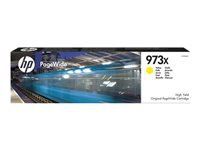 Cartuș consumabil HP 973X, galben de înaltă capacitate, original PageWide