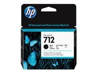 Cartuș consumabil de cerneală neagră HP 712 de 80 ml