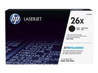 Cartuș de toner HP 26X consumabil negru original LaserJet de mare capacitate (CF226X)