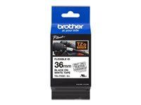 BROTHER TZEFX261 36mm Negru pe Alb ID flexibil