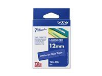 BROTHER P-Touch TZE-535 alb pe albastru dur 12mm