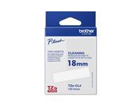 Bandă de curățare BROTHER TZECL4 18mm 100pass pentru P-touch 550 3600 9200PC 9200DX 9400 9500PC 9600