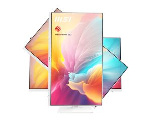 Монитор MSI Modern MD2712PW, 27", 100Hz, 1ms, IPS, 1920x1080 (FHD), 16:9, Flat, HDR Ready, EyesErgo, AG, MSI Display Kit, 117% sRGB, 300 nits, 1000:1, RedDot Winner, 1xHDMI1.4, 1xTypeC DP alt. w/PD (15W), Speakers 2x3W, Pivot, Heigh Adj., VESA, White, 5.8