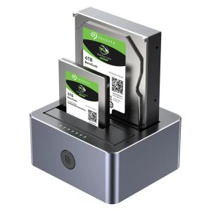 Unitek Storage - HDD Dock - 2 BAY - Y-3026GY01-EU