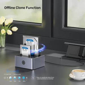 Unitek Storage - HDD Dock - 2 BAY - Y-3026GY01-EU