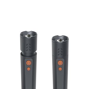 Hama “FLX1200-C” LED Torch, Rechargeable, Shockproof, Alu, 4 Modes + SOS, Zoom