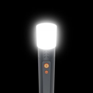 Hama “FLX1200-C” LED Torch, Rechargeable, Shockproof, Alu, 4 Modes + SOS, Zoom