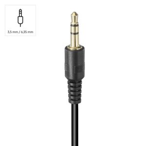 Hama “Shell II” Headphones, Over-Ear, Long Cable (2m), black