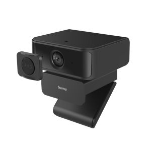 Cameră web HAMA C-650 Face Tracking, 1080p, Microfon, USB-C, Negru