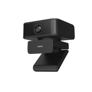 Cameră web HAMA C-650 Face Tracking, 1080p, Microfon, USB-C, Negru