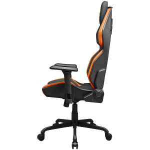 COUGAR Hotrod, Gaming Chair, High Density MoldShaping Foam, Hyper-Dura leatherette, Multi-zone backrest design, Up & Down Adjustment Lumbar Pillow, 3D Armrests, 5-Star Steel Base, Silent Casters, Weight Support - 136 kg