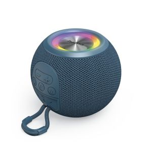Hama "Ball Shape Speaker" Bluetooth® Loudspeaker, 5 Light Modes, 5W, blue