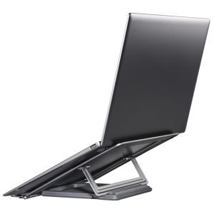 Hama "Metal" Laptop Stand, 4-stage Tilt, Folding, up to 40 cm (15.6"), grey