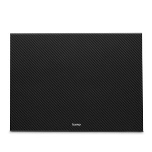 Hama "Carbon" Laptop Stand, up to 47 cm (18.4"), Carbon Look, black