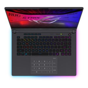Лаптоп Asus Strix G16 G615LM-S5076, Intel Ultra 9 275HX 2.7 GHz (36MB Cache, up to 5.4 GHz, 24 cores),16.0 WQXGA(2560X1600),16:10 Bend+500nits, AG,240Hz,DDR5 32GB ( 16GB DDR5-5600 SO-DIMM *2 ) ,1TB , RTX 5060  8GB GDDR7,Wi-Fi 7 ,Backlit Kbd 1-Zone, Eclips