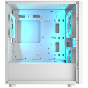 COUGAR UNIFACE MINI RGB, PC Case, Mini Tower, White