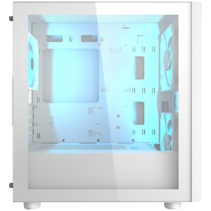 COUGAR UNIFACE MINI RGB, PC Case, Mini Tower, White