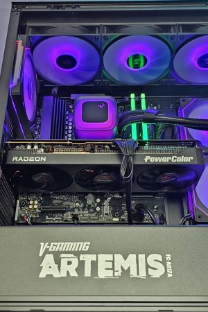 RX 9070XT 16GB/ Ryzen 7-7800X3D/ RAM 32GB/ SSD 1TB/ B850 Wi-Fi/ 1000W/ Водно Охлаждане/ Геймърски компютър - Aorora S1