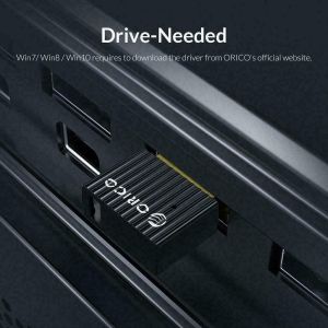 Orico блутут адаптер Bluetooth 5.0 USB adapter, black - BTA-508-BK