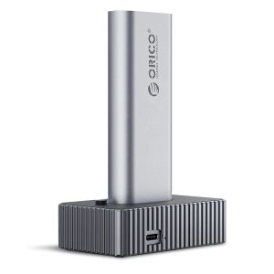 Orico Storage - Case/Docking Station - M.2 NVMe/NGFF - IT18C3-GY