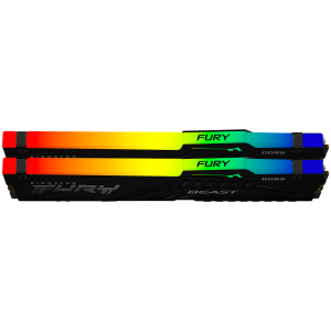 Kingston 64GB 6000MT/s DDR5 CL30 DIMM (Kit of 2) FURY Beast RGB EXPO, EAN: 740617342819