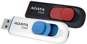 C008 Capless Sliding USB Flash Drive - 16 GB
