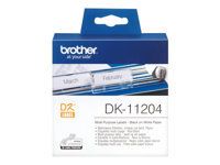 BROTHER P-Touch DK-11204 etichetă multifuncțională tăiată cu matriță 17x54mm 400 etichete