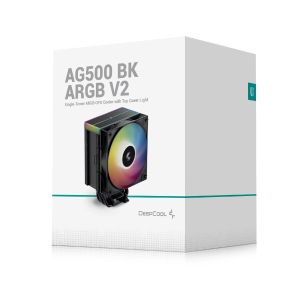 DeepCool CPU Cooler AG500 BK - Addressable RGB V2 - LGA1851/AM5