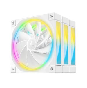DeepCool Fan Pack 3-in-1 3x120mm - FL12R White, Reverse, Addressable RGB