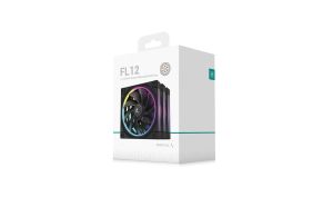 DeepCool Fan Pack 3-in-1 3x120mm - FL12 Black, Addressable RGB