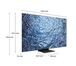 TV Samsung 85'' 85QN900C 8K NEO QLED, SMART, 144 Hz, Bluetooth 5.2, Wi-Fi 6E, 4xHDMI 2.1, 3xUSB, Titan Black