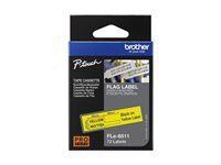 BROTHER FLe-6511 Bandă steag negru pe alb pentru Brother P-touch D800W P900W P950NW