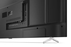 Televizor Sharp 50GP6265E, TV Google QLED de 50 inchi, 4K Ultra HD 3840x2160 fără cadru, AQUOS, DVB-T/T2/C/S/S2, Active Motion 1000, HDR10, Dolby Atmos, Dolby Vision, Asistent Google, Chromecast încorporat, HDMI 2.1 cu eARC, mufă/ieșire pentru căști de 3,