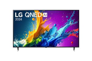 Televizor LG 55QNED80T3A, 55" 4K QNED HDR Smart TV, 3840x2160, DVB-T2/C/S2, Alpha 5 AI 4K Gen7, HDR 10 PRO, webOS 24 ThinQ, 4K Upscaling, WiFi 5, control vocal, Bluetooth 521, AirPlay 521. , LAN, CI, HDMI, SPDIF, Stand cu 2 poli, argintiu