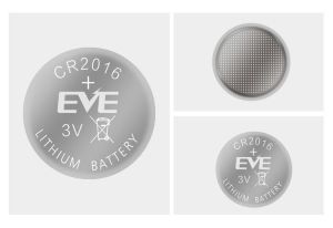 Бутонна батерия литиева CR 2016 1pc  bulk 3V  EVE BATTERY
