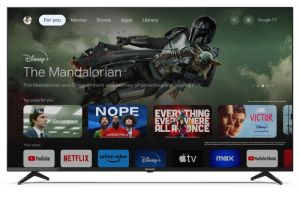 Televizor Sharp 55GL4260E, Google TV LED de 55 inchi, 4K Ultra HD 3840x2160 fără cadru, AQUOS, 1.000.000:1, DVB-T/T2/C/S/S2, Active Motion 1000, HDR10, Dolby Atmos, Asistent Google, Dolby Vision, Chromecast, Google Assistant Încorporat, HDMI 2.1 cu eARC, 