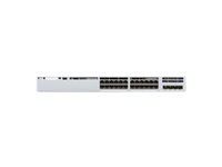 Comutator Cisco Catalyst 9300 cu 24 de porturi 1G cupru, cu conexiuni fixe SFP 4x1G, numai pentru date Network Essentials