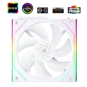 Thermalright Комплект вентилатори Fan Pack 3-in-1 3x120mm - TL-M12QRW x 3 - White, Reverse, Infinity Mirror, Daisy-Chain, A-RGB