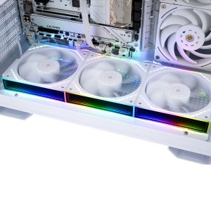 Thermalright Комплект вентилатори Fan Pack 3-in-1 3x120mm - TL-M12QRW x 3 - White, Reverse, Infinity Mirror, Daisy-Chain, A-RGB