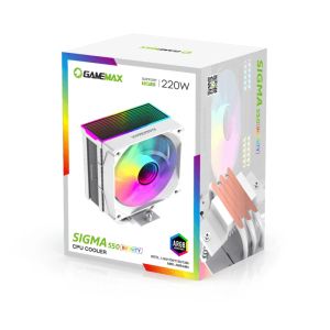 Gamemax CPU Cooler Sigma 550 Infinity White - Addressable RGB