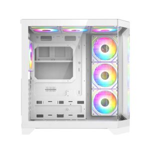 Gamemax Case ATX - HYPE-A White - 4 x 120 mm Addressable RGB fans