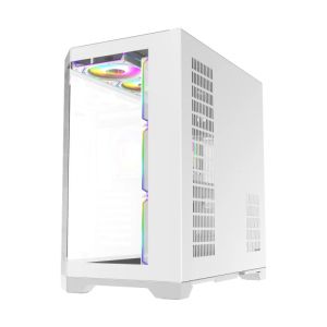 Gamemax Case ATX - HYPE-A White - 4 x 120 mm Addressable RGB fans