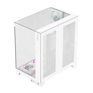 Gamemax Case ATX - Infinity Pro White - 5 x 120 mm Addressable RGB fans